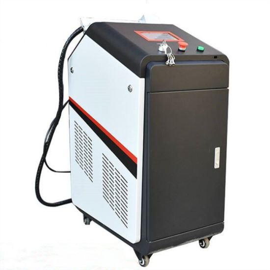 200W /500W/ 1000W continuous pulse laser cleaning machine rust and oil removal is a good hand
